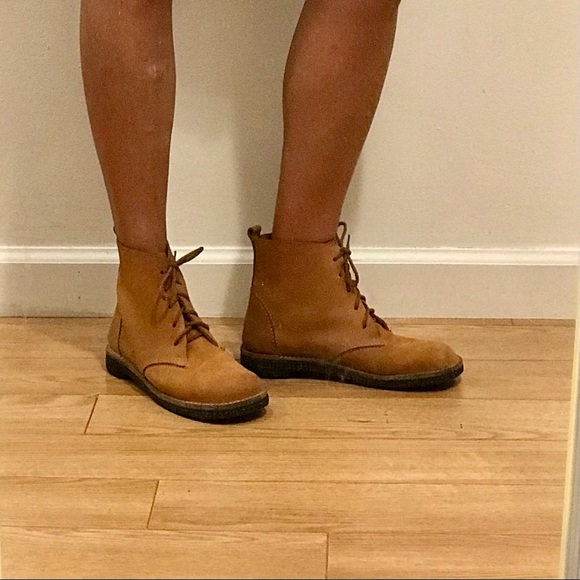 PRIVATELY SOLD!!! Vintage HO2 Studio tan suede leather ankle boots - Picture 2 of 14